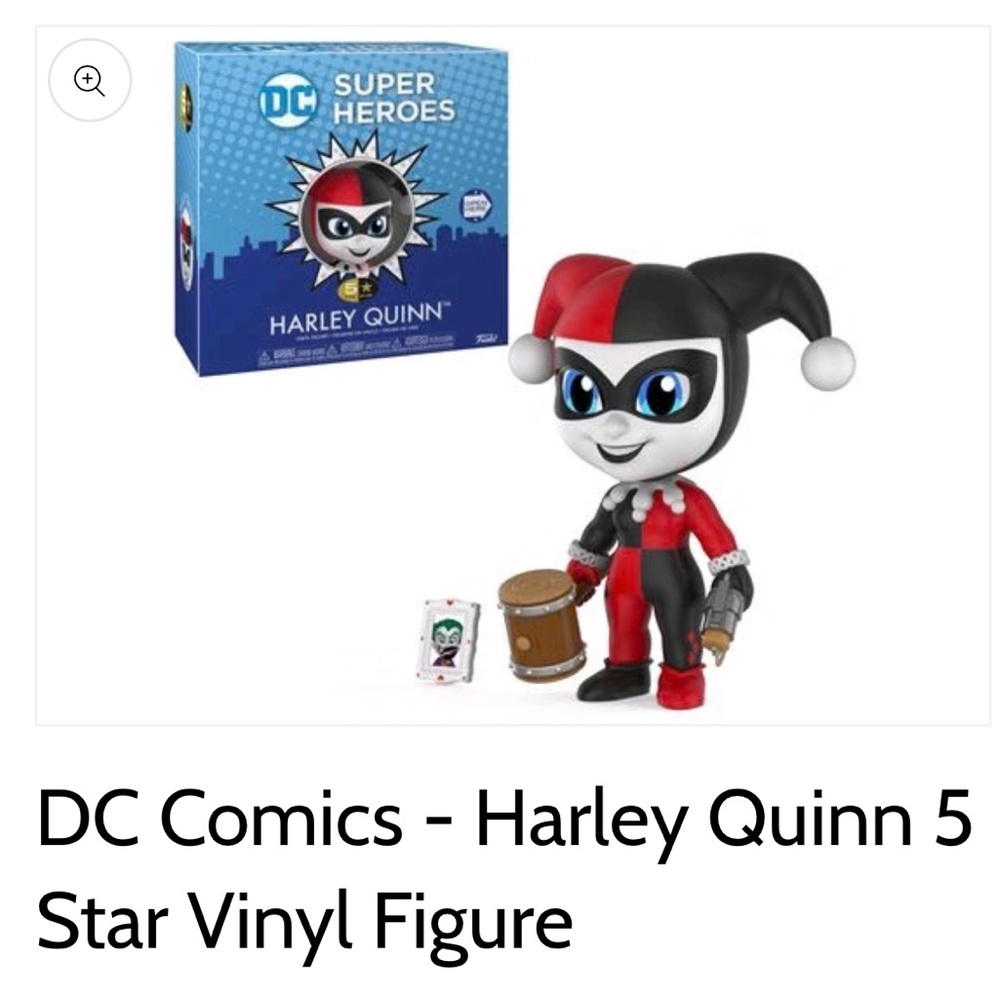 NIB Funko DC Super Heroes Harley Quinn Figure Red/Black with Mallet